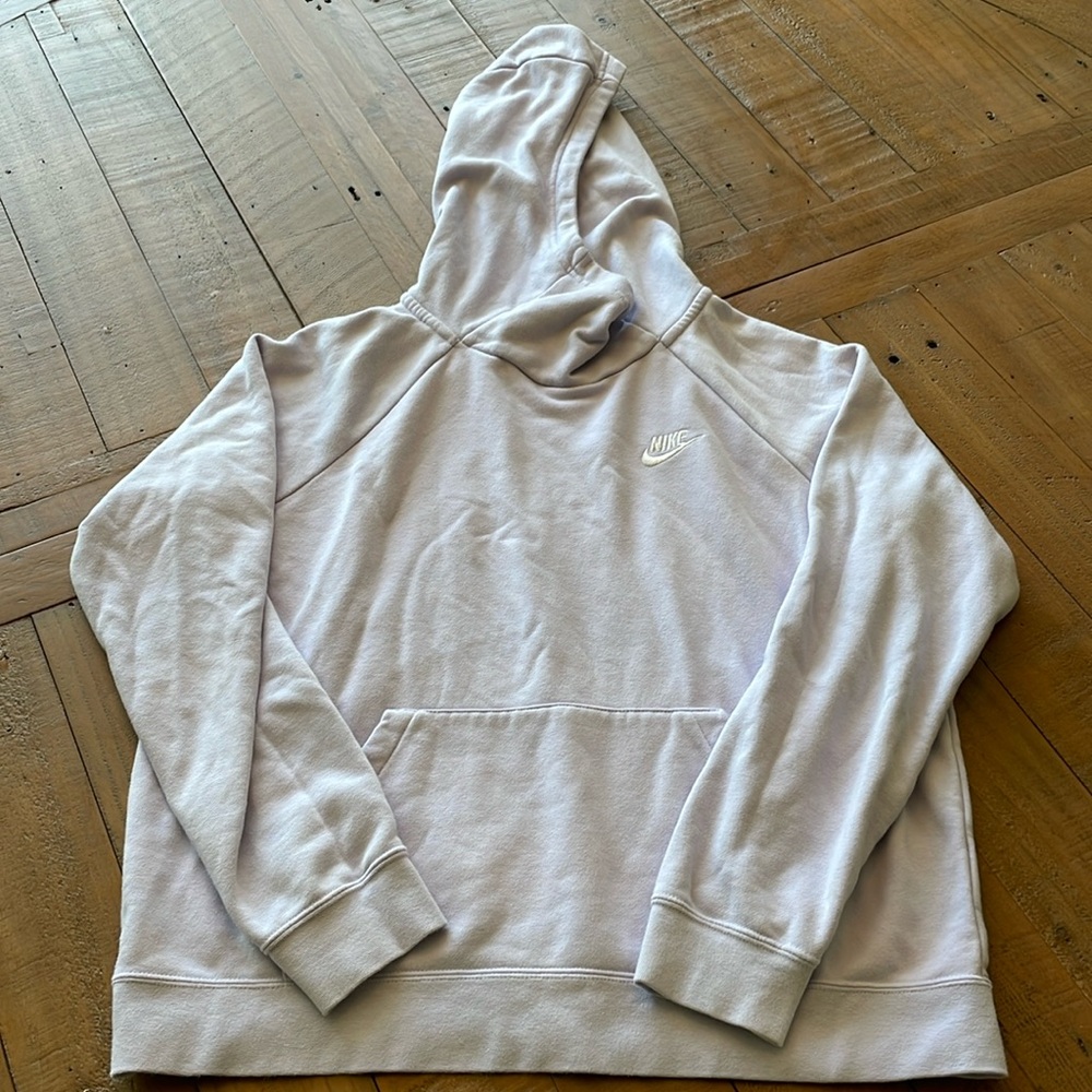 Nike pale purple cowl neck hoodie wmed